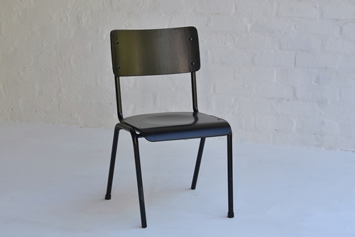 035 Chairs - Black school 
